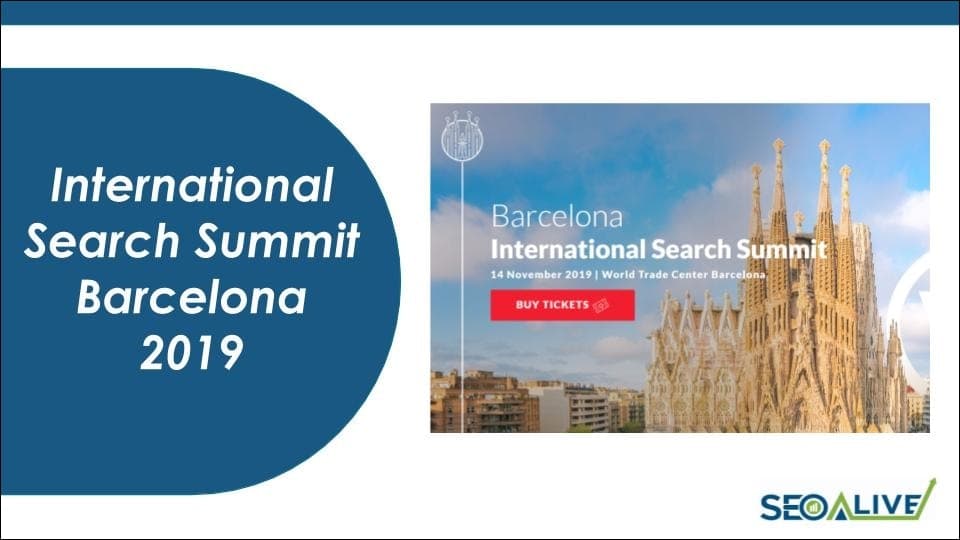 International Search Summit Barcelona 2019