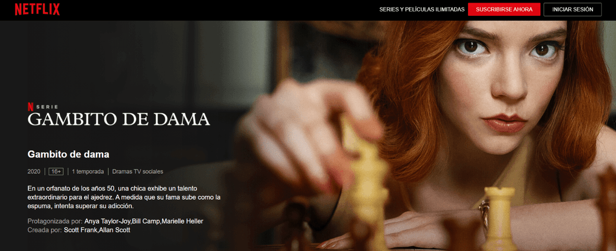 Gambito de Dama ajedrez
