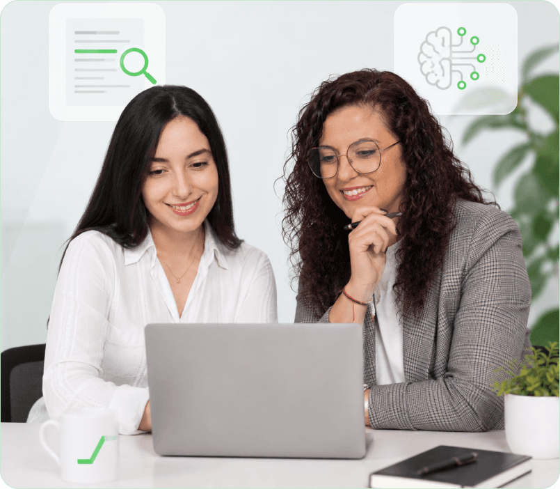 SEO content writers working on an article