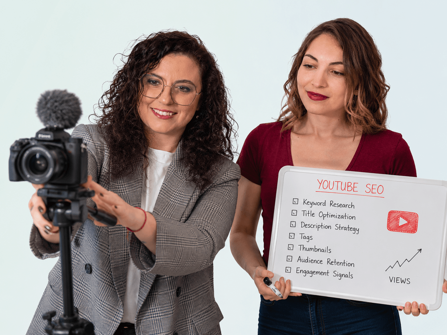 Ilustração de SEO para YouTube