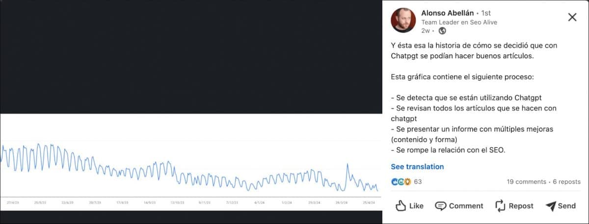 Poor SEO content