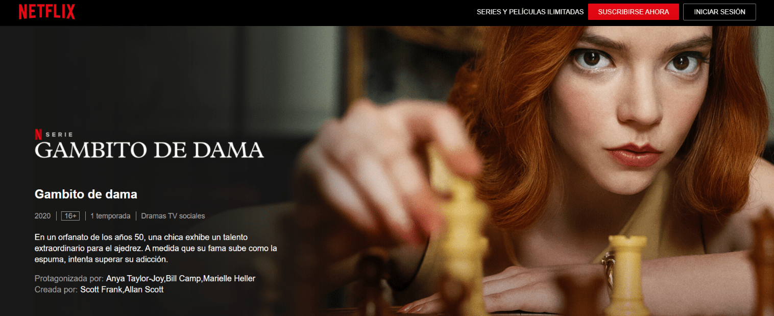 Gambito de Dama ajedrez