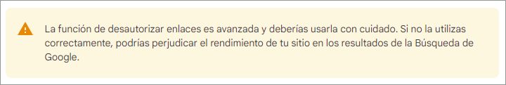 Disavow Google