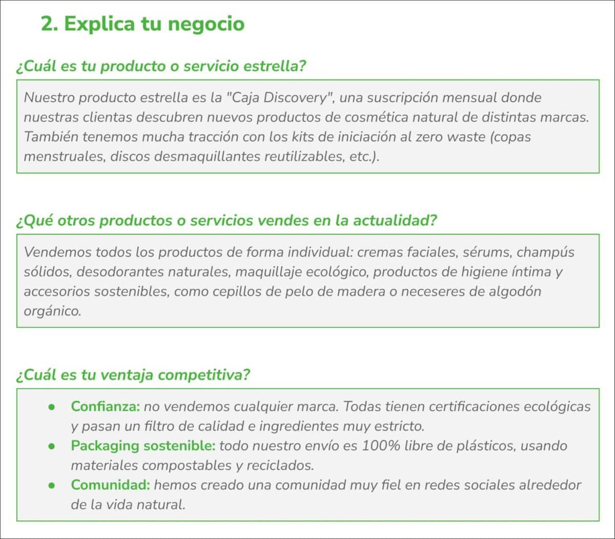 Explicació del negoci del Briefing SEO SEO Alive