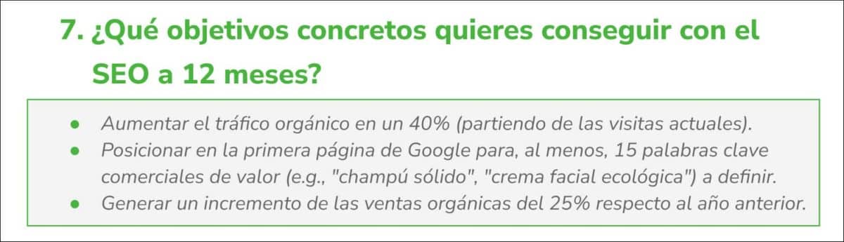 Objectius en Briefing SEO de SEO Alive