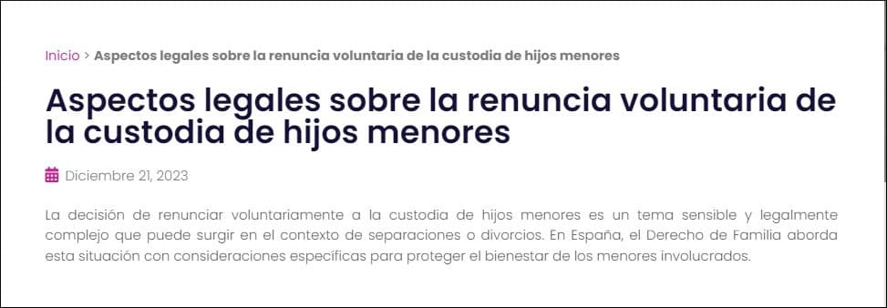 Article especialitzat sense signatura professional